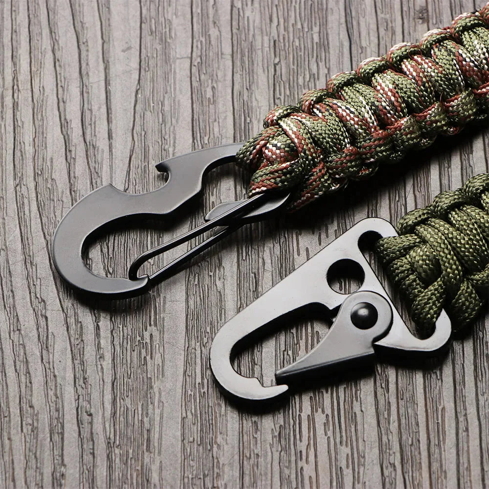 Military Paracord Survival Keychain